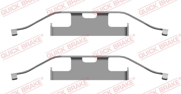 QUICK BRAKE Комплектующие, колодки дискового тормоза 109-1682